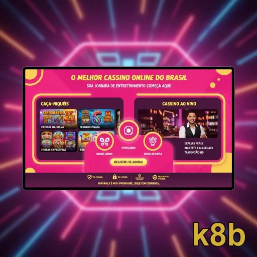 Celular com login seguro no app oficial k8b