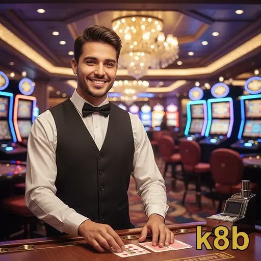 Celular com lobby ao vivo k8b e navegação segura